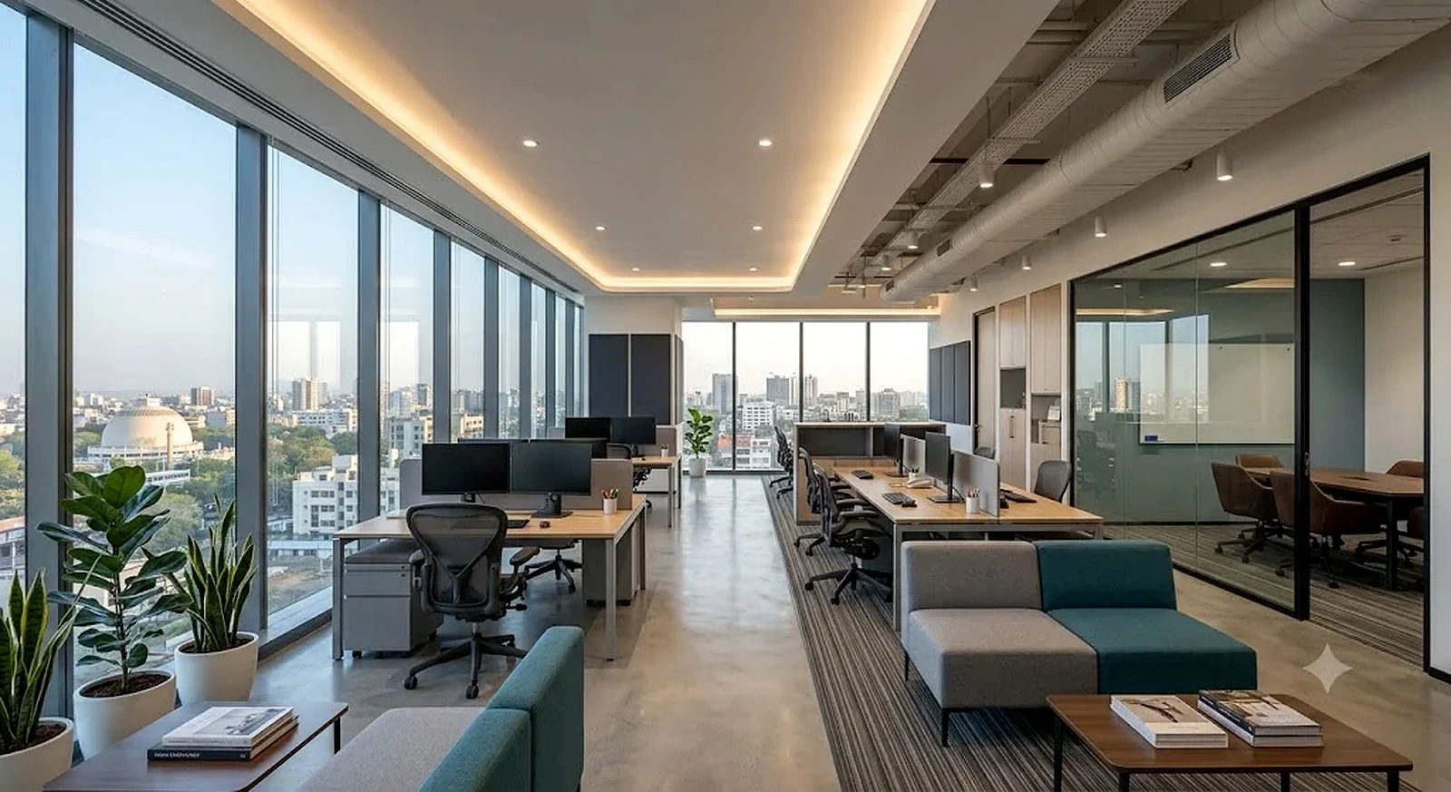 Office Interior Design - Top Interior Designer Companies in Hyderabad Services Costs  Selection Guide Hyderabad | OliveOak Interiors