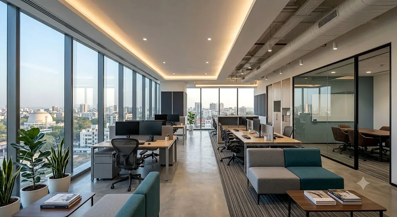Office Interior Projects - Turnkey Interior Design Company in Hyderabad InHouse Execution vs Outsourced Vendors Hyderabad | OliveOak Interiors