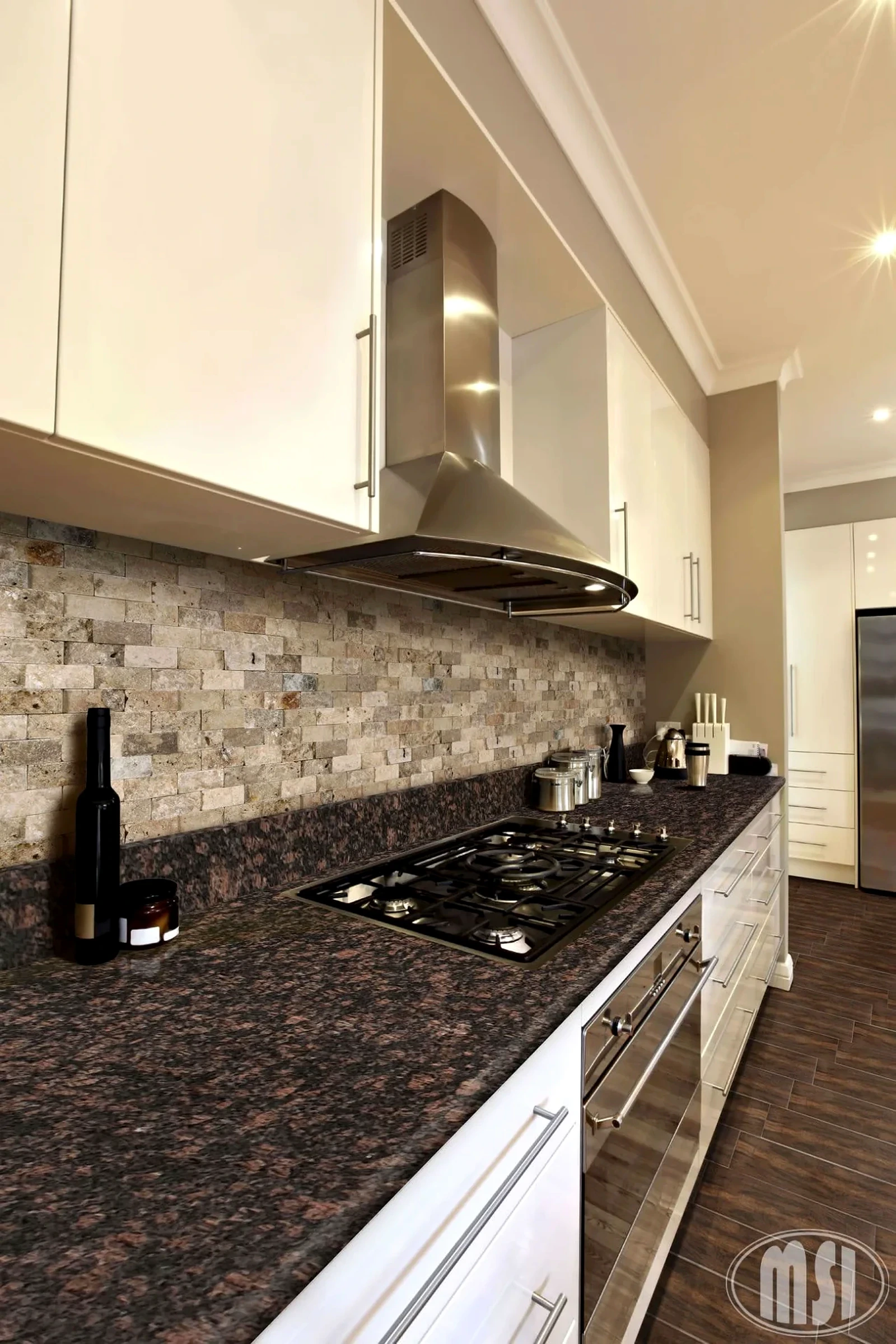Backsplash and Walls - Interior Design of a Kitchen for Heavy Indian Cooking Hyderabad | OliveOak Interiors