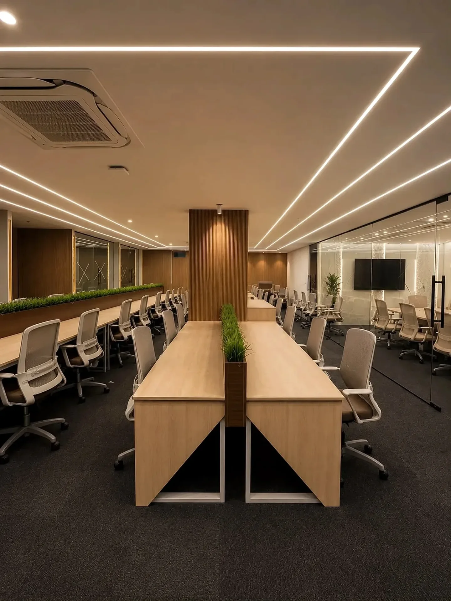 best office interiors in hyderabad