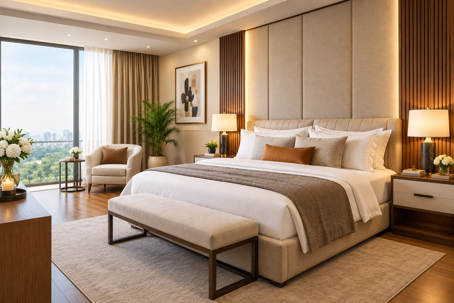 Bedroom interior design, Hyderabad