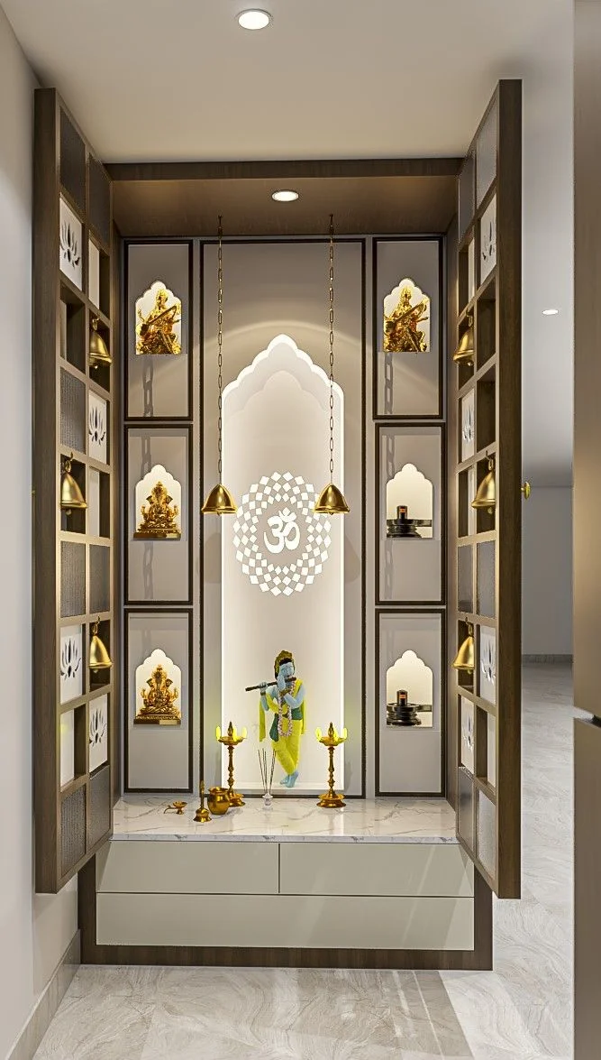 best pooja space interiors in hyderabad